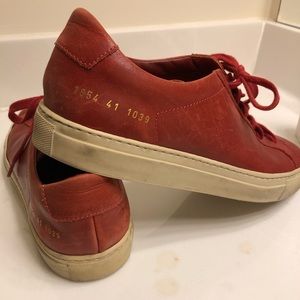 Common Projects Achilles in Red size 41